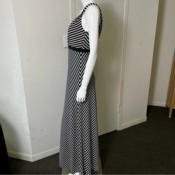 WHBM Striped Maxi Dress Sz S - Picture 4 of 7